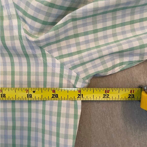 Twillory Shirt Mens 16.5 32 33 Plaid Tailored Fit Performance Button Up - Picture 9 of 11